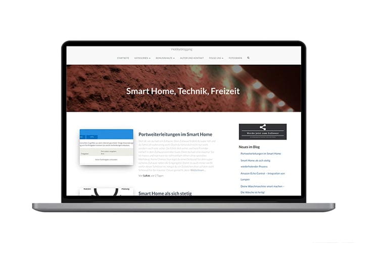 Bei 'Hobbyblogging' werden Smart Home Geräte unter Alltagsbedingungen getestet