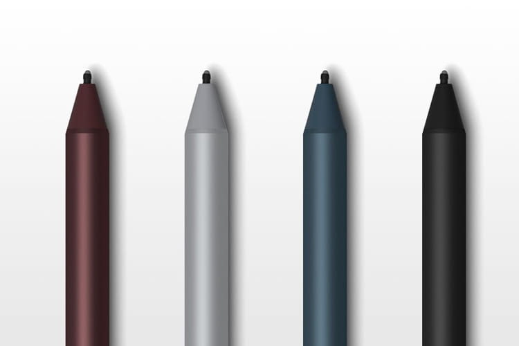 Anche la Surface Pen è disponibile nelle 4 varianti di colore