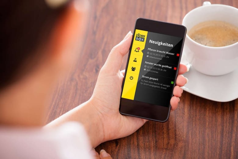 App per smartphone Pipesbox. Controllo della Pipesbox