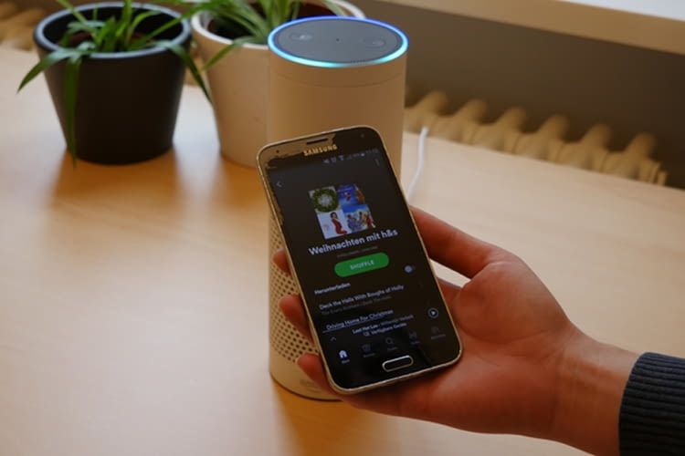 Spotify lässt sich ganz schnell in der Alexa-App als Standard-Musikdienst festlegen